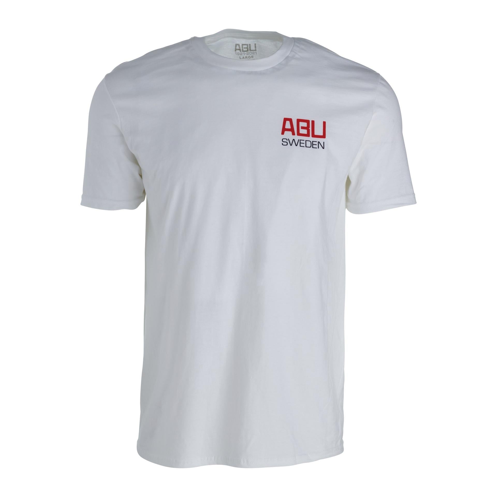 Abu Garcia Abu 100 Years T-Shirt - AB URFABRIKEN - White, XXL