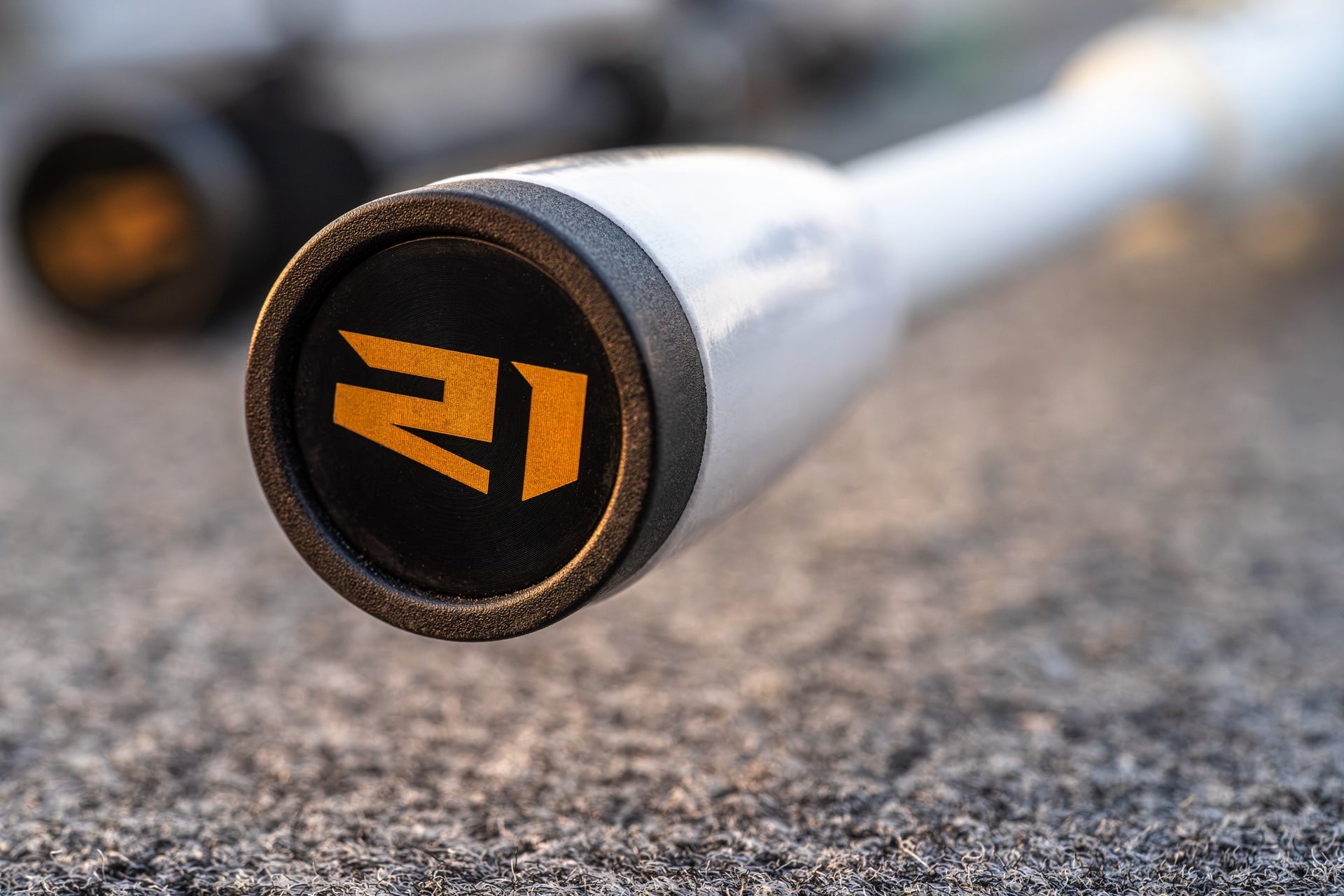 Close up of a Abu Garcia x PRIME21 Rod with 21 Logo