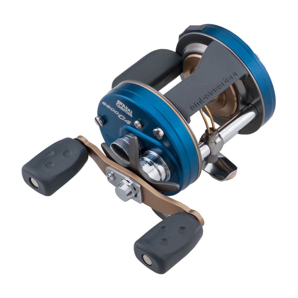 Abu Garcia C4 Ambassadeur Baitcast Reels Round, Right Handed