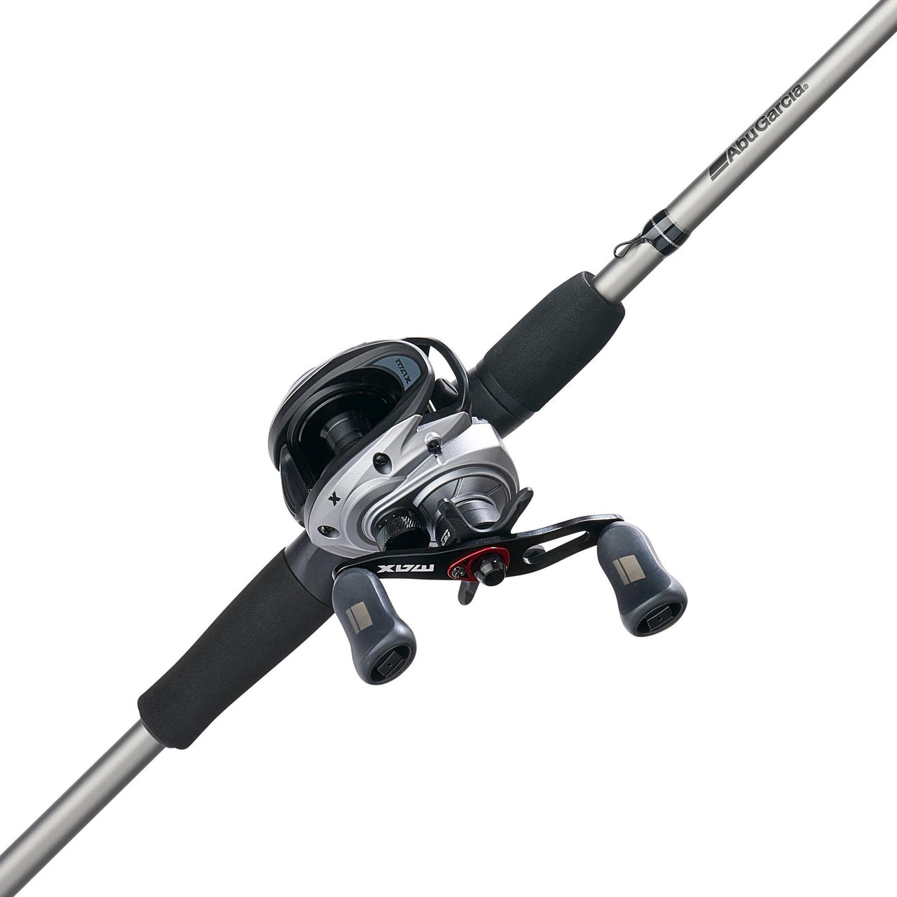 Abu Garcia Max X Baitcast Low Profile Reel & Fishing Rod Combo – Lightweight, EVA Split Grip