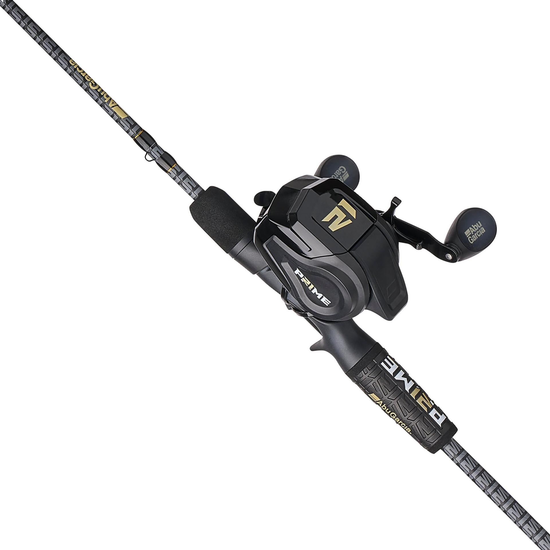 cheap spincast fishing pole Abu Garcia Prime Spincast Combo, 6' Medium, Black, 8-Size Reel