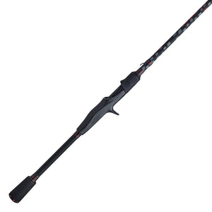 abu garcia 2 piece casting rod Max Rod, 6'6 inch Medium, 1-Piece Trusted by two time and back to back Bassmaster Classic Champions Hank Cherry Fishing Rod Abu Garcia Black