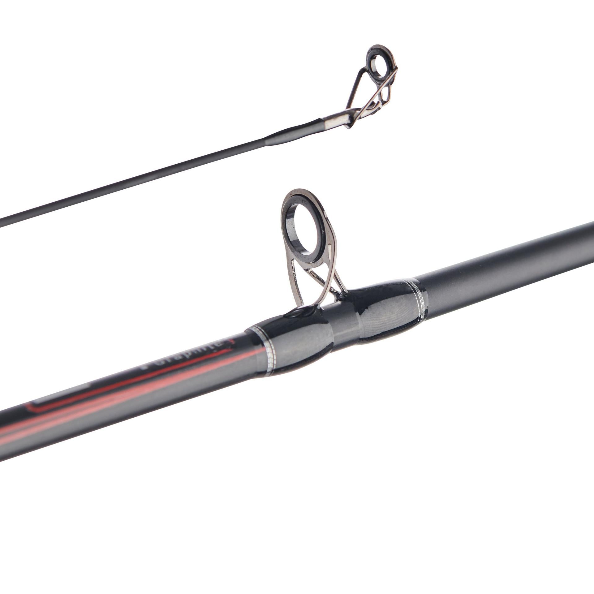 Abu Garcia 6'6” Vendetta Spinning Fishing Rod, 2 Piece Rod 