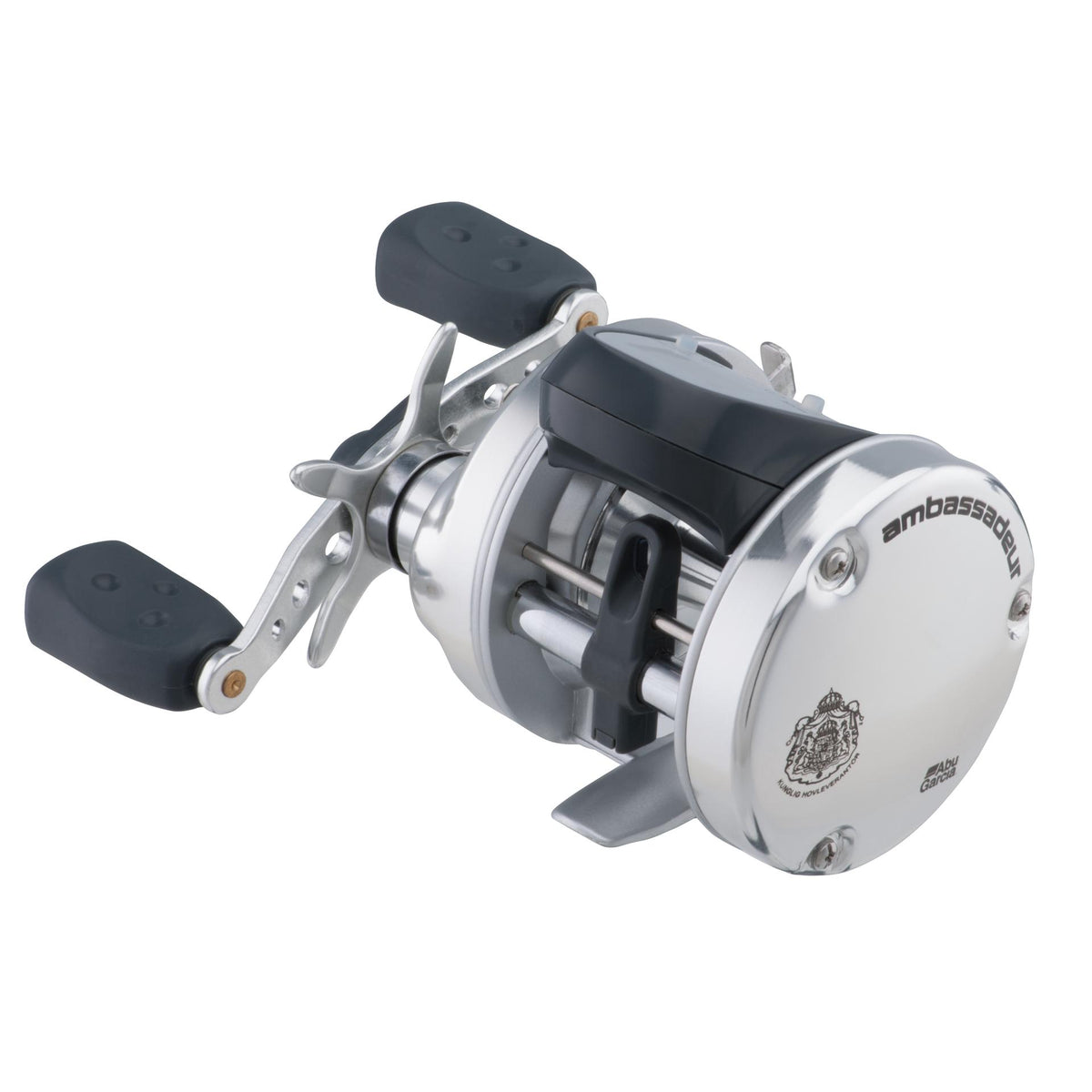 abu garcia ambassadeur 5000c line capacity 23 4500 C FACTORY TUNED Black A faithful reproduction of the black silver sticker model on the black chevron Abu Garcia Ambassadeur S Round