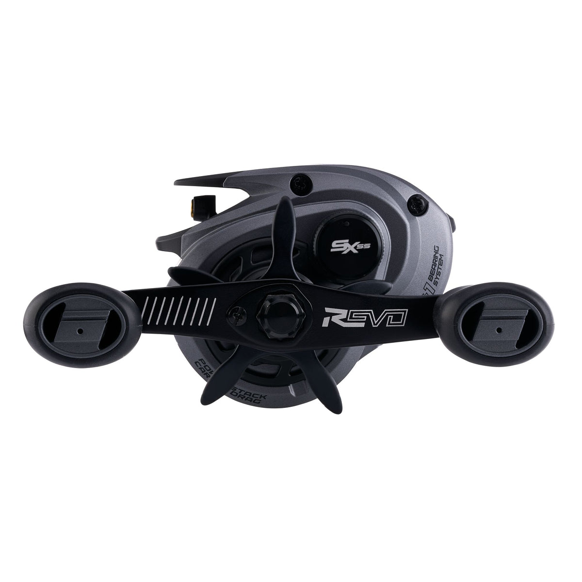 abu-revo-s-baitcasting-reel Abu Garcia Revo X BFS Baitcasting Reel and a 90mm bowed aluminum handle for comfort. Abu Garcia REVO5XVIQLP Revo X