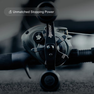 Side profile photo of Beast low profile reel