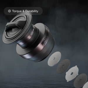 3D exploded view of reel gears